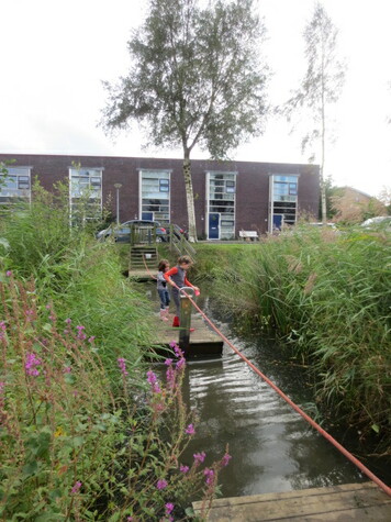 Voormalig pontje van Humsterlandlaan naar Landje Daar! 